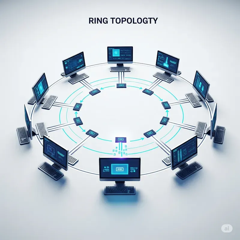 Halka (Ring) topolojisi