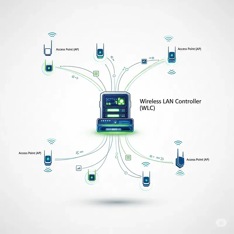 Wireless LAN Controller mimarisi