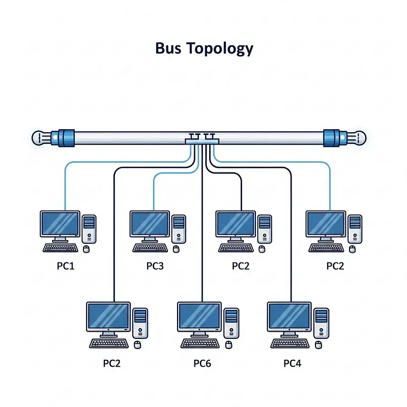 Otobüs (Bus) topolojisi