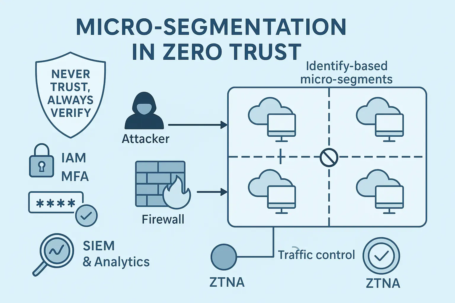 Mikro-Segmentasyon Sıfır Güvenin Çekirdeğidir
